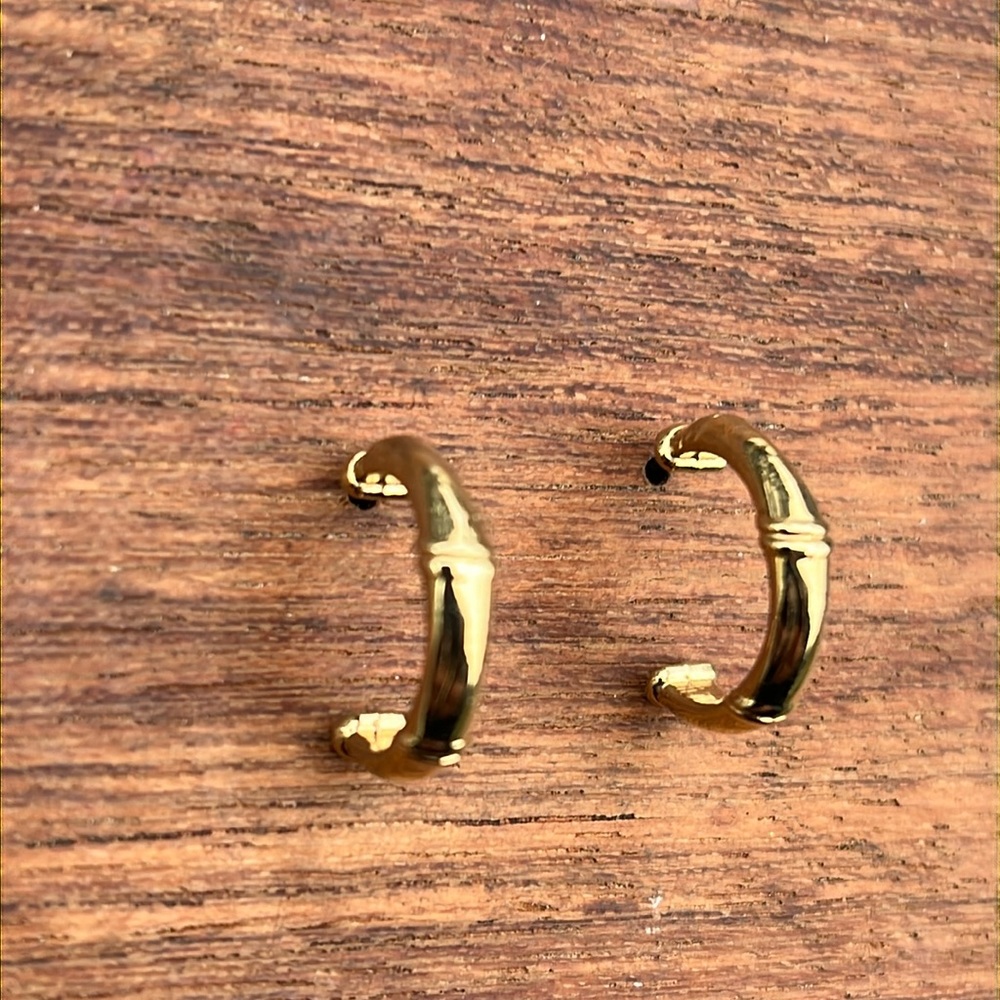 Stud type earrings